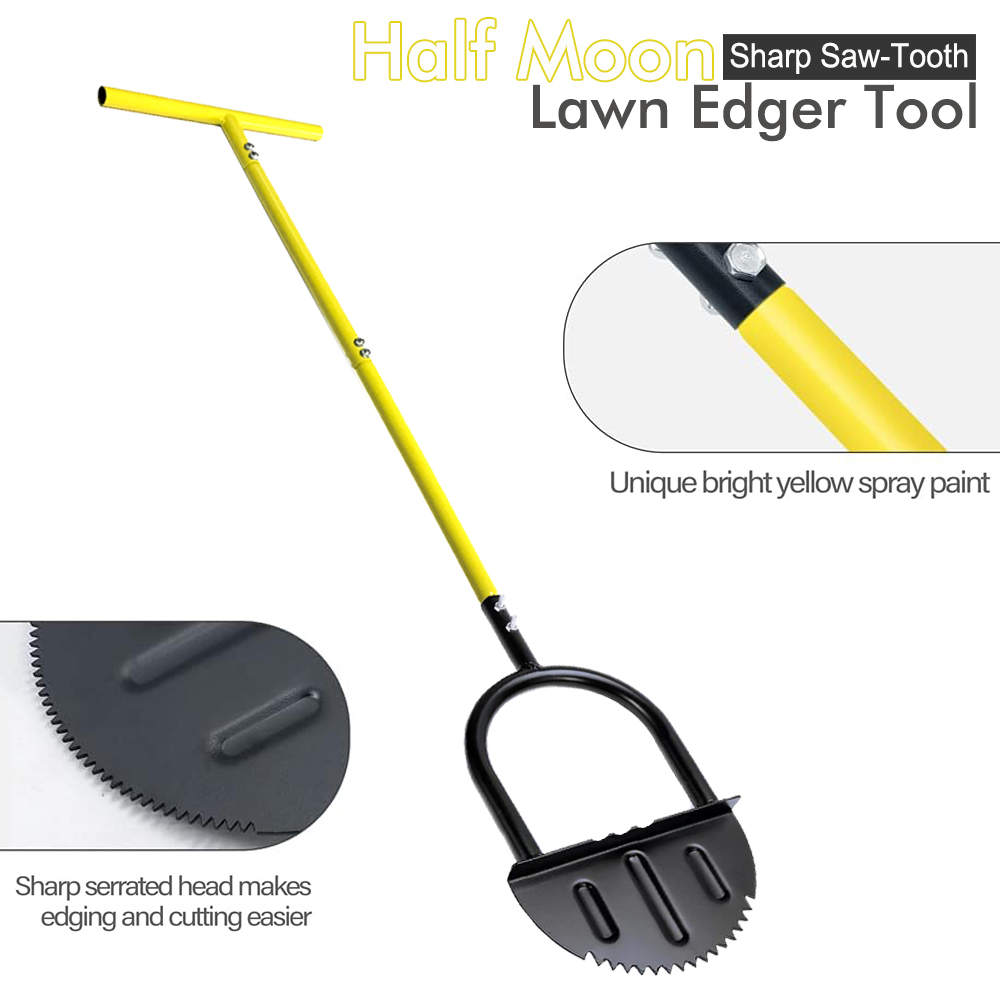 Gardening Tools Edger - Pala Manual de acero para bordeadora