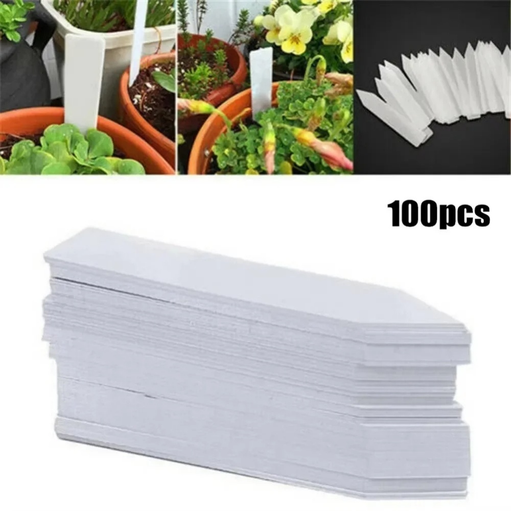 Plant Label Tags - 100 Etiquetas para Plantas, Accesorios para