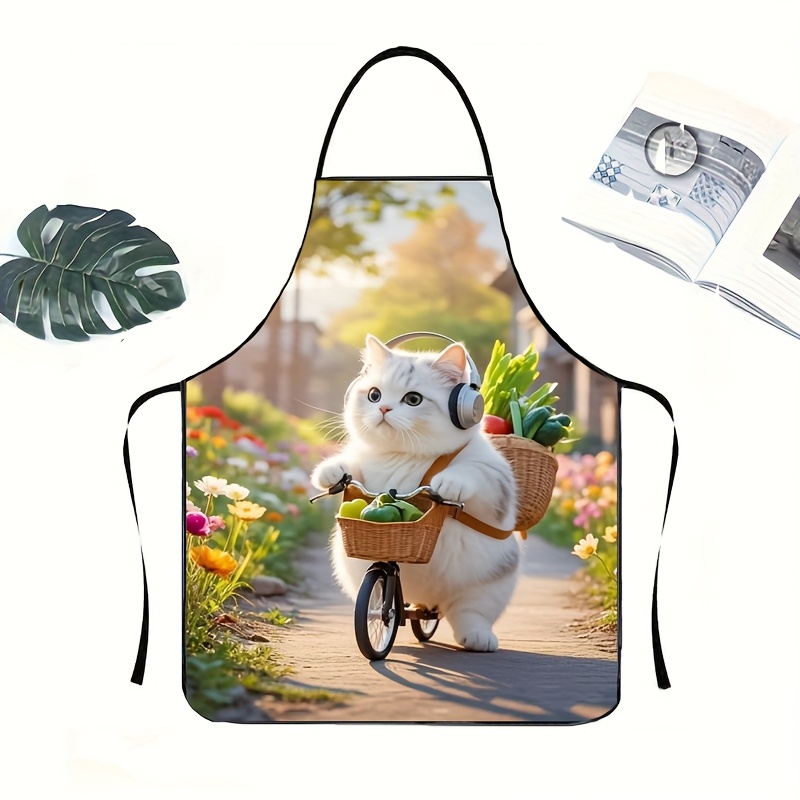 Gardening Tools For Women - Delantal de cocina floral para bicicleta