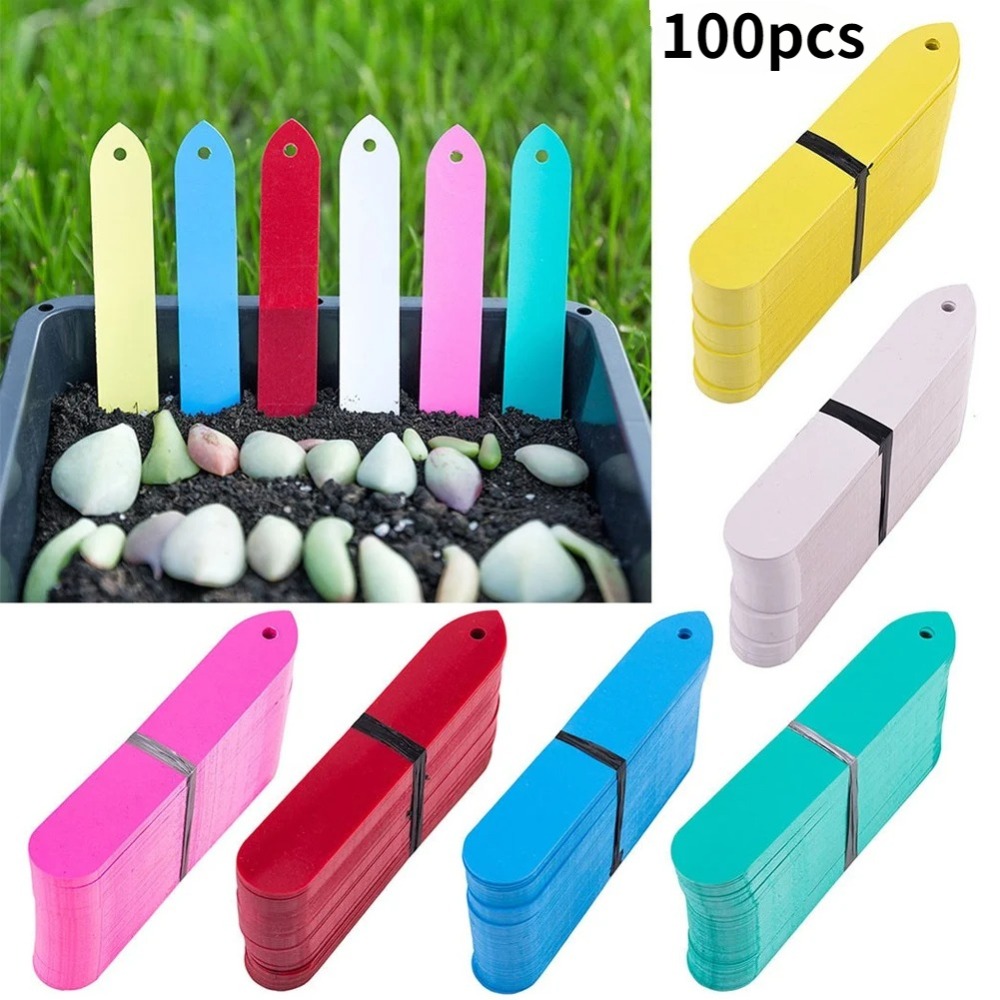 Plant Label Tags - 100 Uds. Marcadores para macetas, etiquetas