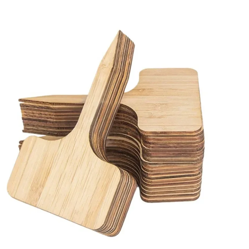 Plant Label Tags - Etiquetas de plantas de madera tipo