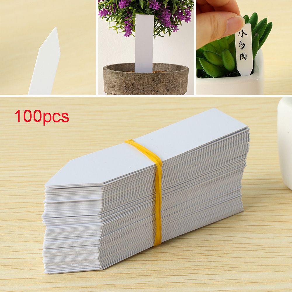 Plant Label Tags - 100 Uds marcador de clasificación reutilizable