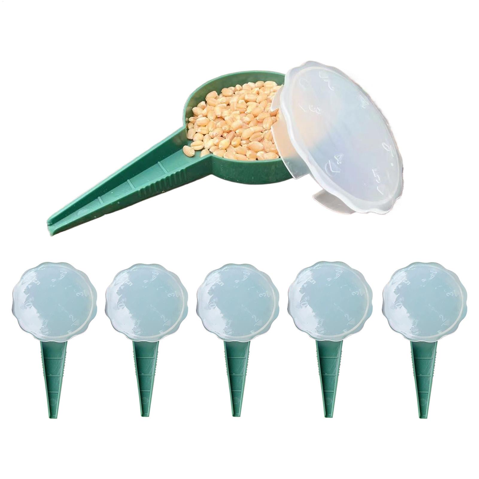 Gardening Tools For Women - Sembradora manual de 5 velocidades ajustables,