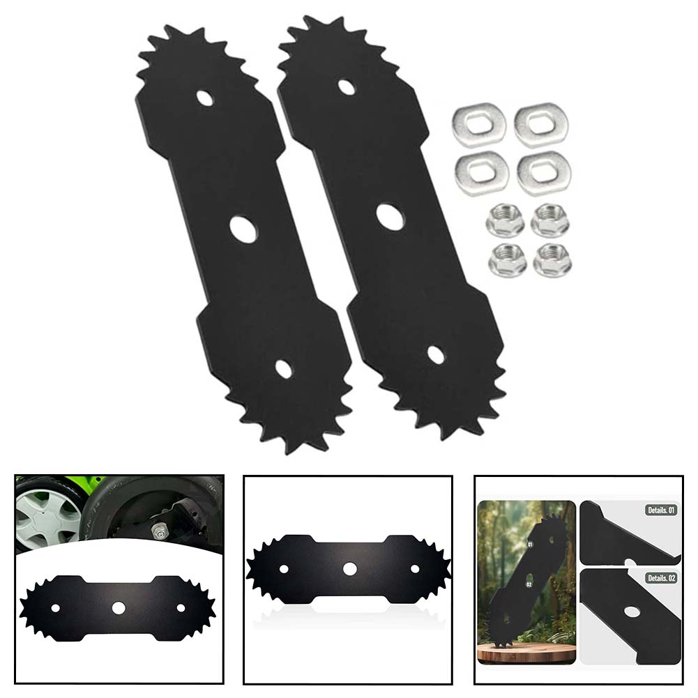 Cuchilla de doble filo de acer - Gardening Tools Edger reseña y precio