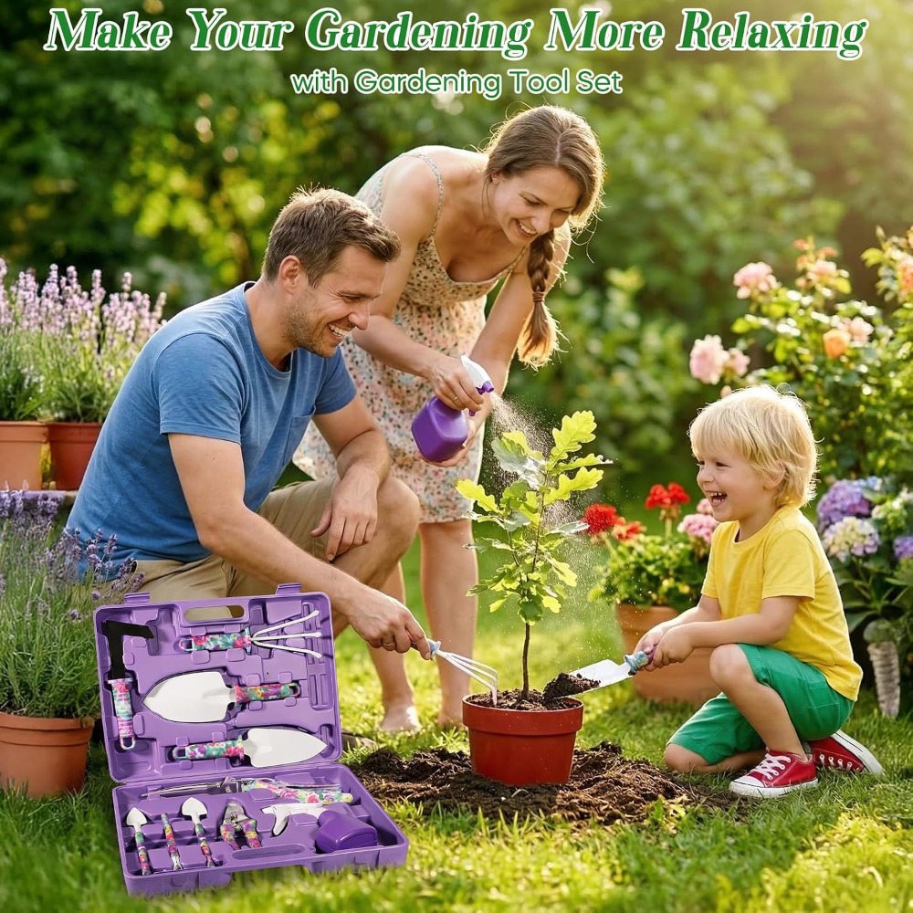 Juego de 10 Herramientas de Ja - Gardening Tools For Women reseña y precio