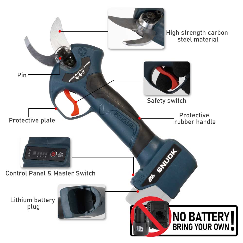 Tijeras de Podar Eléctricas In - Gardening Tool Diy reseña y precio